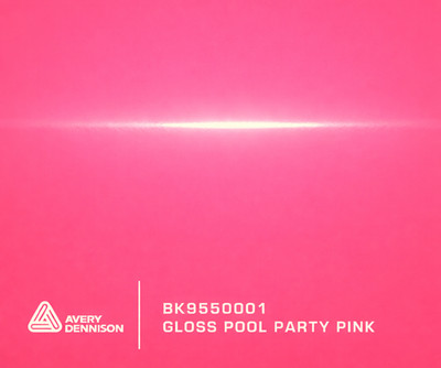 AVERY DENNISON GLANZ POOL PARTY PINK SWF FOLIE / LIEFERUNG AM NÄCHSTEN TAG