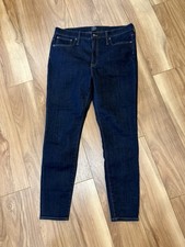 J.Crew 10  High-Rise Skinny Jeans Dark Wash Denim BA777 Womens 31