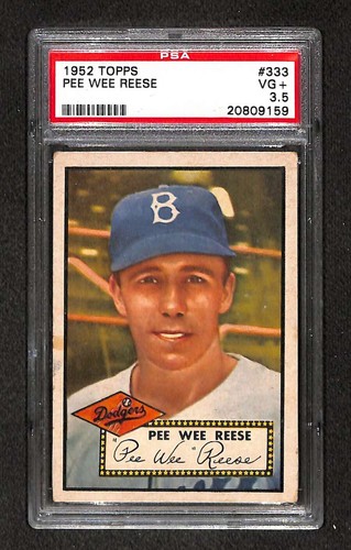 1952 Topps #333 Pee Wee Reese HOF  PSA 3.5 VG+ C105377