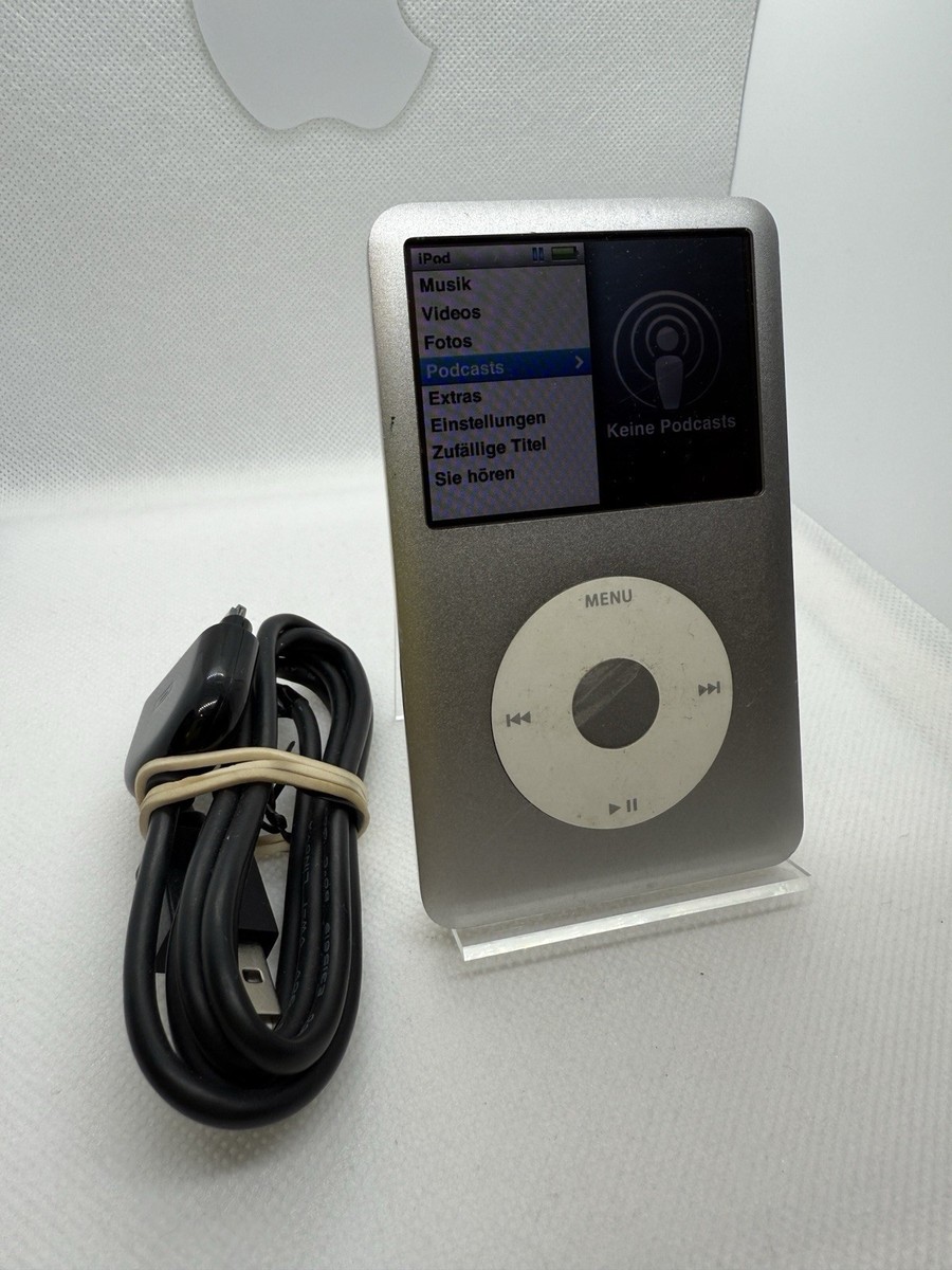 Apple iPod Classic 7th Generation Silver Gray 160GB Used