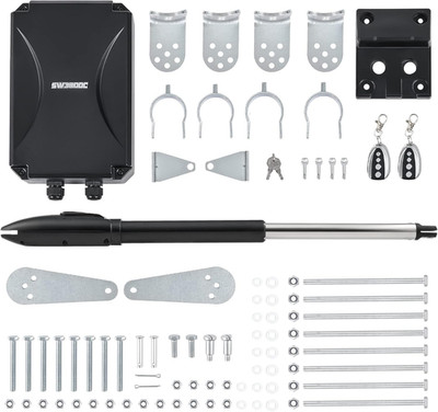 CO-Z Automatic Swing Gate Opener Kit 660Lb 18Ft Electric Driveway Gate
