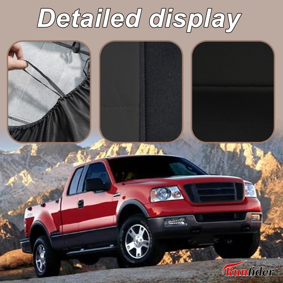 40/20/40 Durable Front Split Bench Seat Covers for Ford F150 XL/Standar 04-08 — 第 2/4 张图片