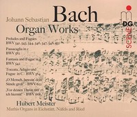 Bach Js - Hubert Meister - Cd - G4Z