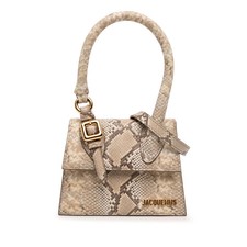 Jacquemus Snake embossé Cuir Le Chiquito Moyen Sac