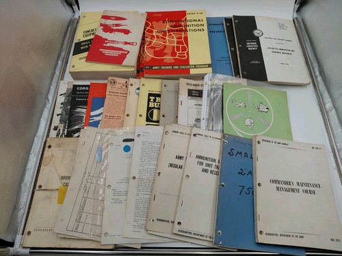 Lot Of 100+ U.S. Army Military Tech- Field Manuals 1960s & 1970s Various Topics