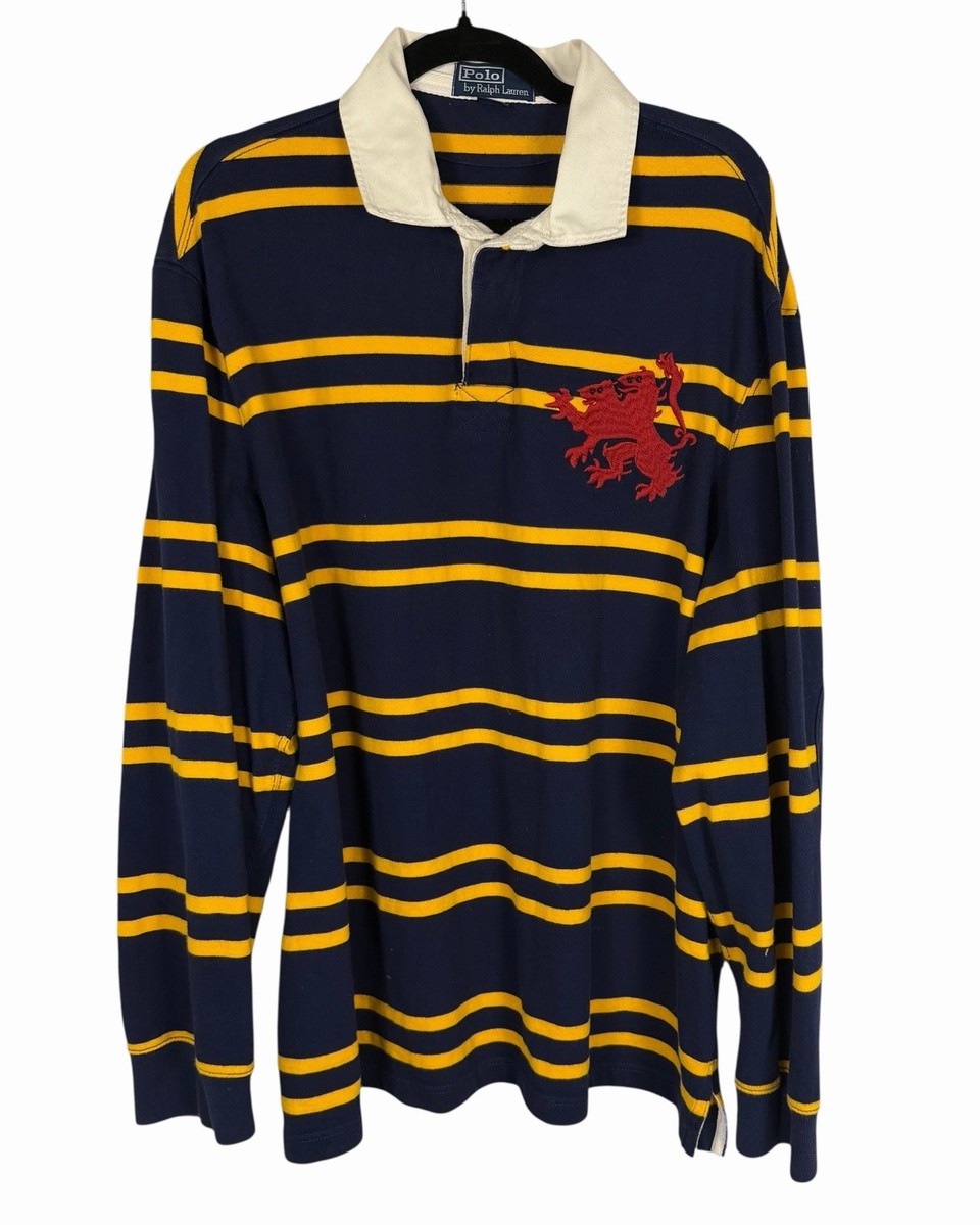 Polo Ralph Lauren Red Dragon Griffin Authentic Rugby Shirt Sz XL