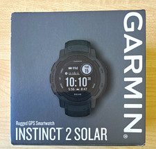 Garmin Instinct 2 Solar GPS Smartwatch 45mm Silicone Band, Solar Charging
