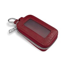 Car Key Fob Case, Genuine Leather Remote Keychain Bag, Car Smart Key Fob