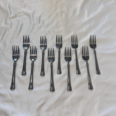Cambridge Codie Stainless Glossy Salad Forks Lot of 10 CBSCOD Replacement