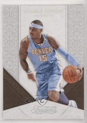 2009-10 Timeless Treasures Silver 24/25 Carmelo Anthony #30 HOF 7y2