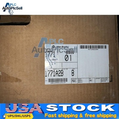 AB 1771-A2B 8-Slot Back Panel Mount Universal Input/Output Chassis US Free Tax