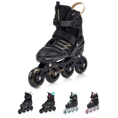 Inline Skates Speedskates ABEC-9 Rollschuhe 82A PU Junge Mädchen Gr. 34-43 BUZZY