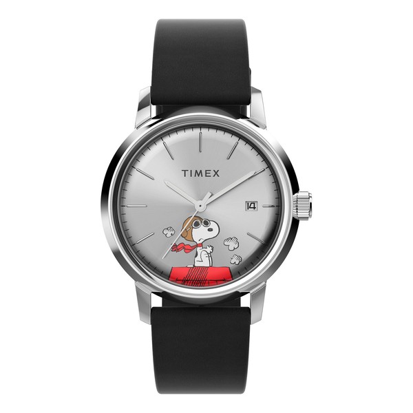 Timex Marlin Automatisch X Peanuts Snoopy Fliegen Ace 40Mm Uhr TW2W49600-image