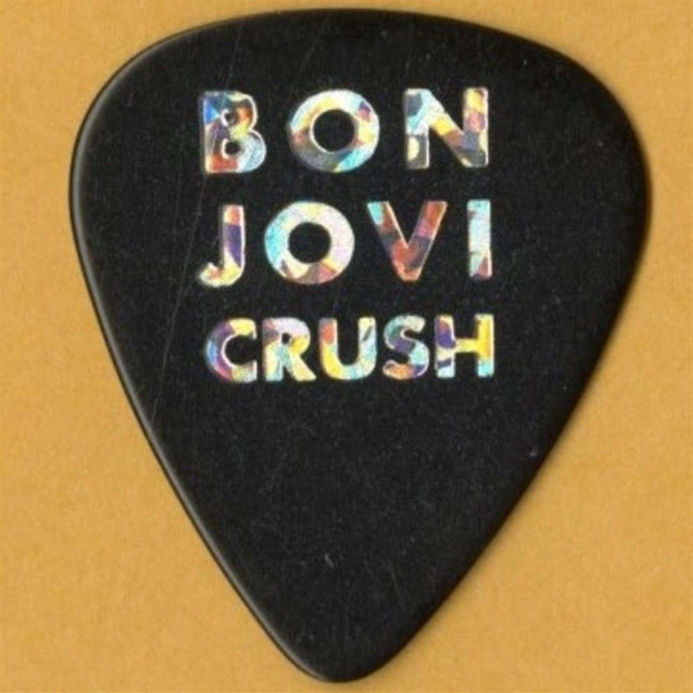 87年来日公演 Bon Jovi 　Richie Sambora ギターピック Bon Jovi 2000 Crush concert tour Richie Sambora signature band