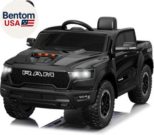 Licensed Ram 1500 Ride on Toys for Kids 4-8, Ride-On Electric Car for Kids with