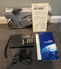 Sony ICF-2003 Multi-Band Portable FM/LW/MW/SW Radio Nice