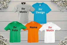 T-Shirt Junge kurzarm inkl. Druck Ihr Motiv D...