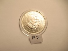 1952 P US Mint silver half dollar, Booker T Washington/George Carver w/capsule#2