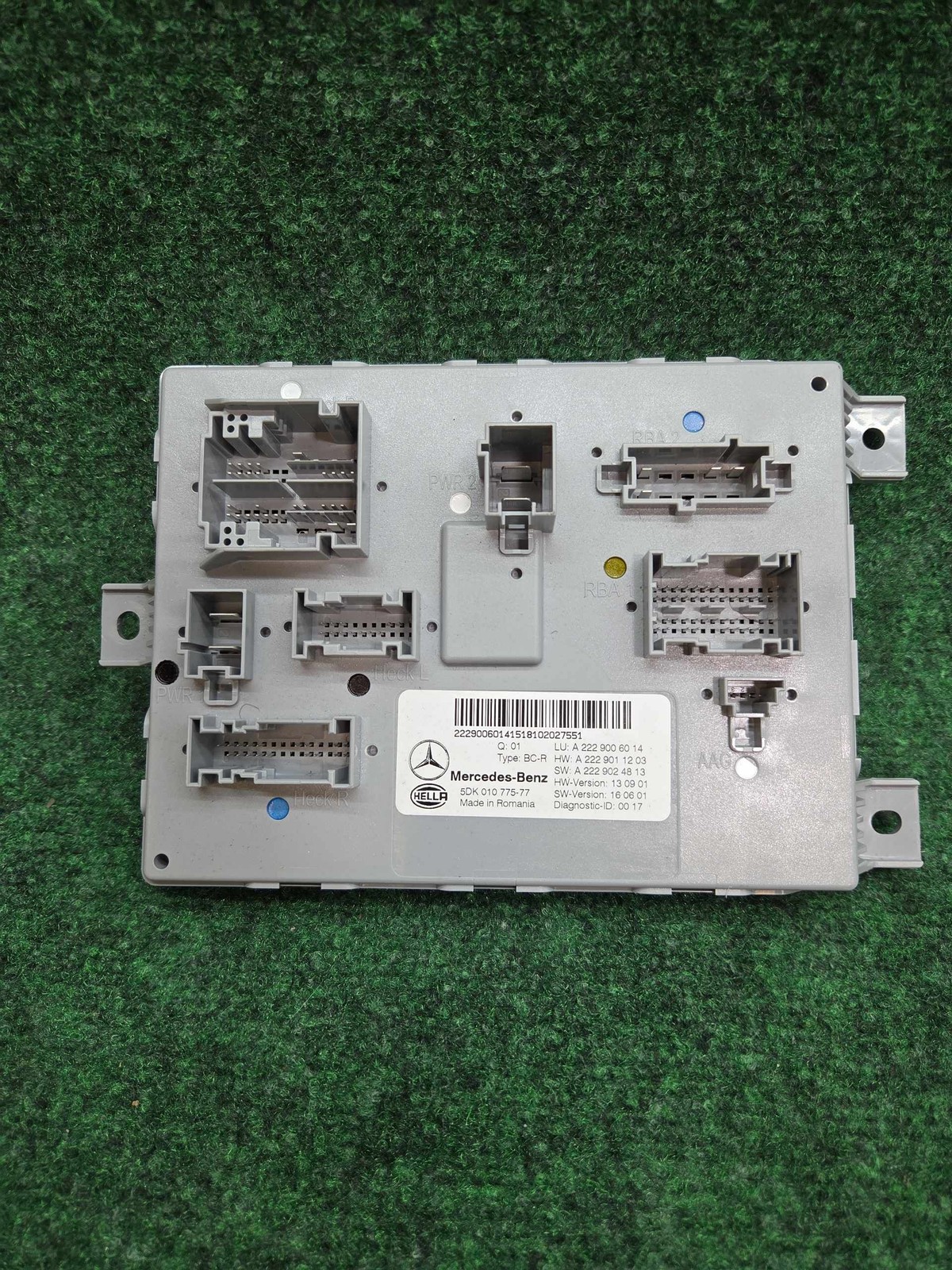 2016-2019 Mercedes Glc 300 Rear Signal Acquisition Control Unit Oem A2229006014