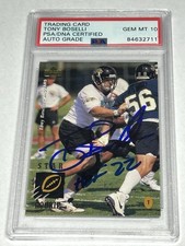 Tony Boselli Signed Jacksonville Jaguars 1995 Upper Deck Football Rookie Card