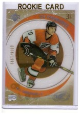 R.J. Umberger 2005-06 Upper Deck Ice Premieres Rookie Card #124 /1999