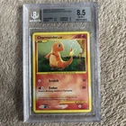 Charmander Holo w/ Tail Swirl🌀Pokemon D&P Stormfront Rare #101/100 - BGS 8.5