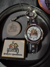 Harley-Davidson Limited Edition Watch & Key Chain #3168 Of Only 3500 Brand New 