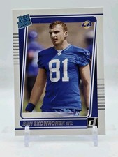 2021 Panini Donruss Ben Skowronek #325 Rated Rookie Los Angeles Rams