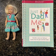 American Girl Beforever Kit Kittredge 6" Mini Doll -Toy, Just Dad and Me Book