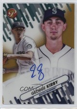 2023 Topps Pristine Fresh Faces Gold Refractor /50 George Kirby #FFA-GK Auto 1v1