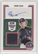 2022 Panini USA Baseball Stars & Stripes Signatures 135/399 Owen Egan Auto 03hd