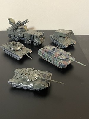 Panzerkampf 1:72 Scale Pantsir S1 , 1:72 T-90A , 1:72 LEOPARD 2A6 , T-72 , TOS-1