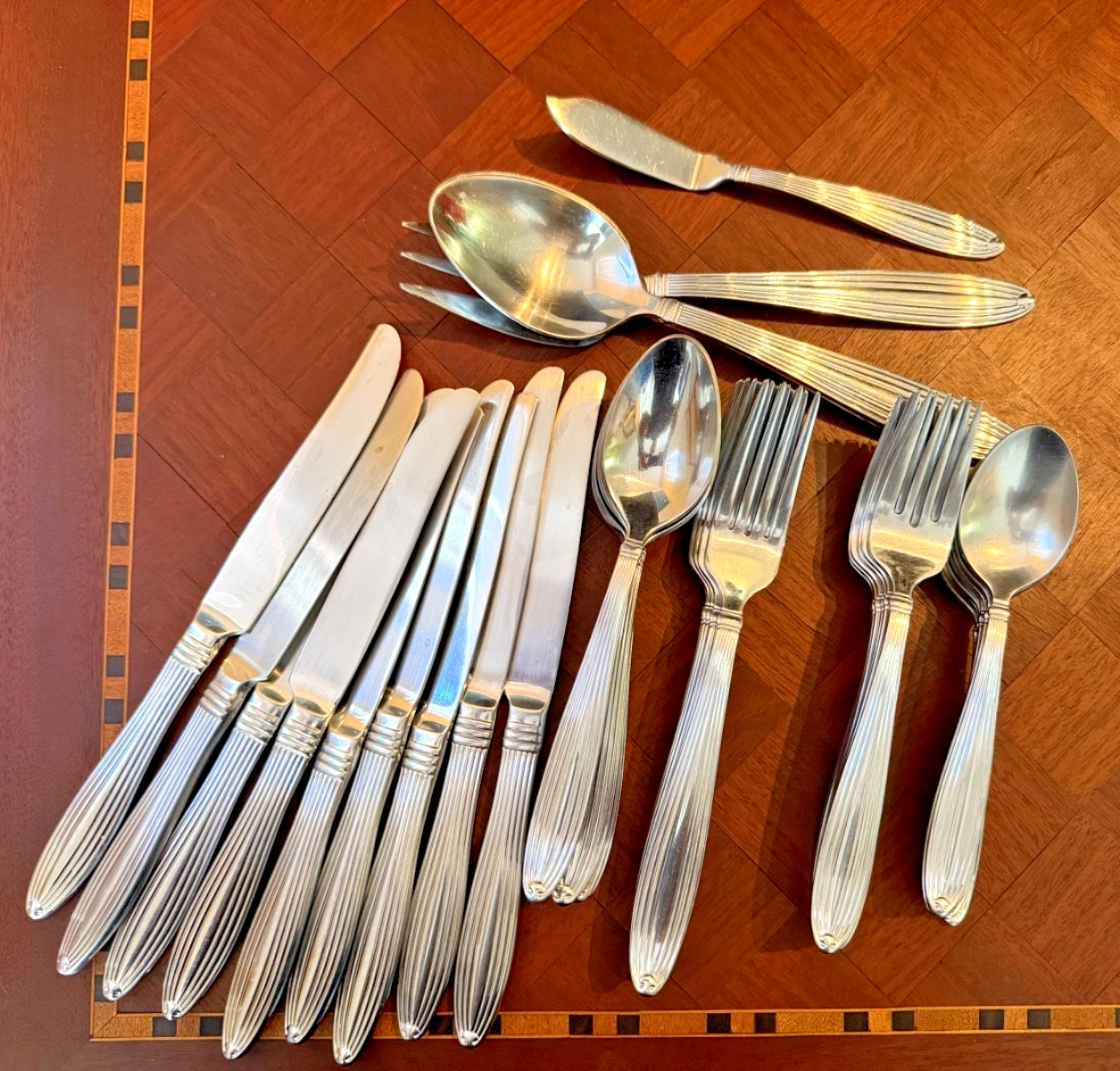 REED & BARTON JUBILEE STAINLESS Legacy 18/8 Korea 51 pieces