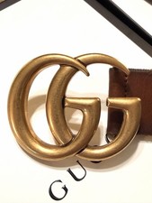 Gucci GG Marmont Belt Cuoio Toscano Cuir Leather Size 90/36 w/ Box & Receipt