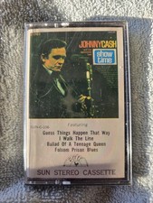 Johnny Cash And The Tennessee Teo Show Time Casette Tape