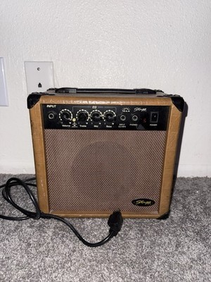 Stagg 10 Watt Acoustic Guitar Amplifier Brown 10 AA - Excellent