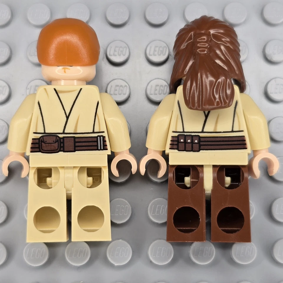 Minifiguras Lego Star Wars SW0810 SW0812 Qui-Gon Jinn Obi-Wan Kenobi - Imagem 3 de 4