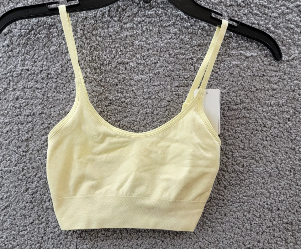 Roupa de dia feminina B.tempt'd by Wacoal Comfort pretendida Bralette S amarelo pastel - Imagem 2 de 4