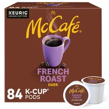 French Roast, Keurig Single Serve K-Cup Pods, Dark Roast Coffee Pods, 84 Count