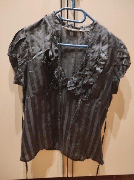 Women Jasper Conran Shirt Grey Cotton 40