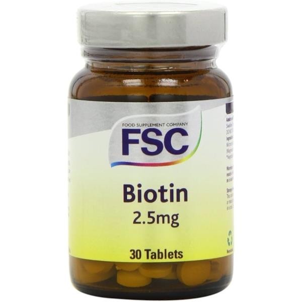 3 x FSC Biotin 2.5mg 30 Tablets