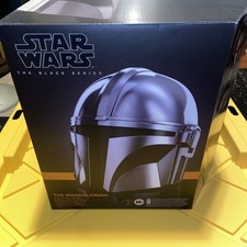 Star Wars Black Series The Mandalorian Electronic Helmet Hasbro  Open Box
