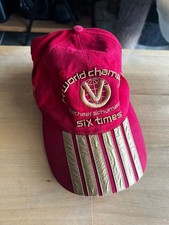 F1 WORLD CHAMPION SIX TIMES HAT MICHAEL SCHUMACHER FERARRI RED CAP COTTON RED