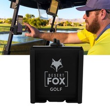 Desert Fox Golf Phone Caddy in Black - Golf Phone Caddie Smart Phone Holder