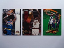 Lot of (3) Skybox HOF Player Dikembe Mutombo Cards 93-94 63, 94-95 42, 95-96 30