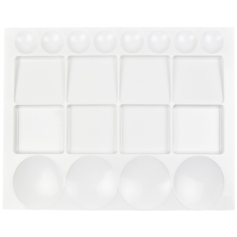 10 PZ PIASTRE per acquerello tavolozza nail art vassoio rotondo vassoi