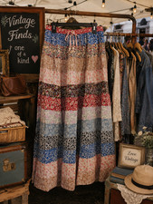 NWT Patchwork Prairie Skirt-One Size