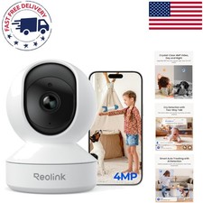 360 Pet Baby Monitor - 4MP WiFi Camera with Instant Cry Alerts Two-Way Talk