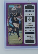 2022 Panini Contenders - Alvin Kamara #64 Stardust