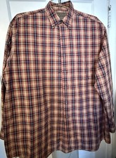 Vintage Abercrombie & Fitch Mens XL 90s Plaid Big Shirt Grunge Y2K Extra Large